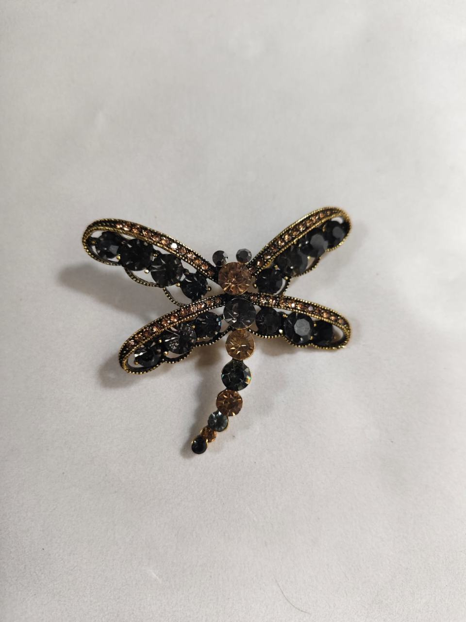Imported premium Dragonfly  brooch stone work 